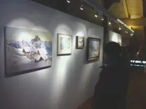 Paintings on show in gallery