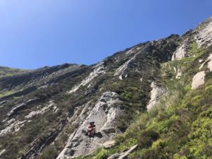 scrambling in Snowdonia