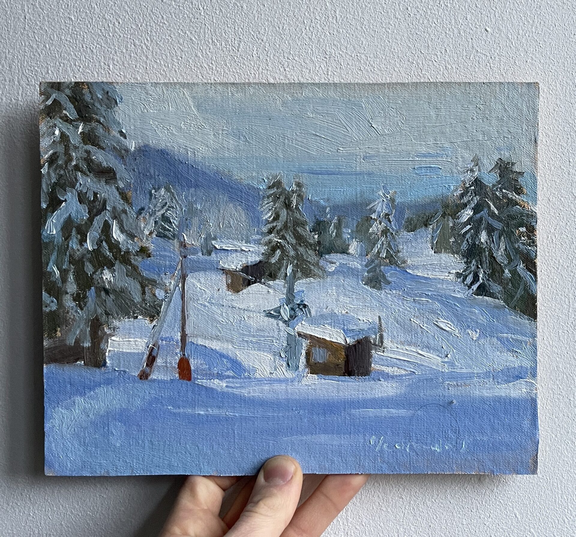 The old lift in Le Jura mountains